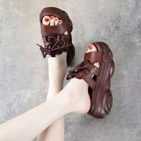 ขายดีที่สุด ioztt2023 - /✲❀✘ New Leather Sandals Platform Shoes Wedges Fashion Outdoor