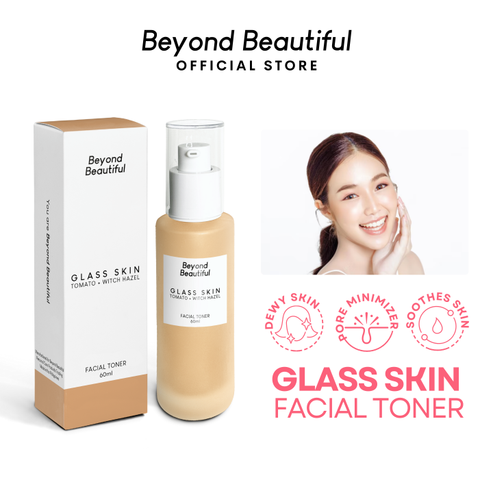 Glass Skin Facial Toner with Tomato Extract Beyond Beautiful [ALCOHOL