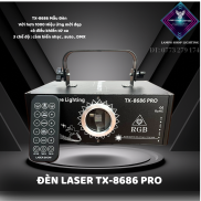 Đèn Bay Phòng , Đèn Laser TX-8686 Pro , VIP 2023 .Điều Khiển Từ Xa