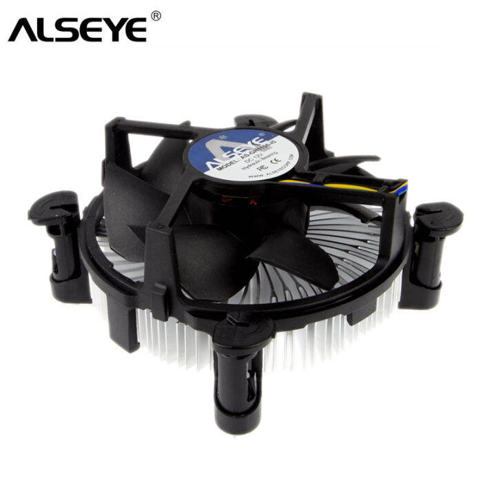 Alseye Cpu Cooler Mm Cpu Fan With Heat Sink Radiator Tdp W Cooler