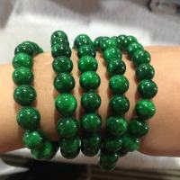 Natural Myanmar green jade bracelets 108 beads bracelet jade rosaries for women men prayer emerald Jade bangles
