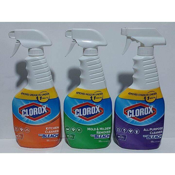 Clorox Mold & Mildew Remover With Bleach/Kitchen & All Purpose Cleaner 500ML Lazada PH