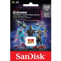 SANDISK EXTREME Micro SD Card 256GB 128GB 64GB  SDXC A2 U3 R/W 190/90mb/s* (SDSQXAV)Memory เมมโมรี่ Game Nintendo Switch