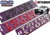 โลโก้ LOGO​ Triton SPORT 3D ​ติดฝากระโปร่งหน้ารถยนต์ TRITON