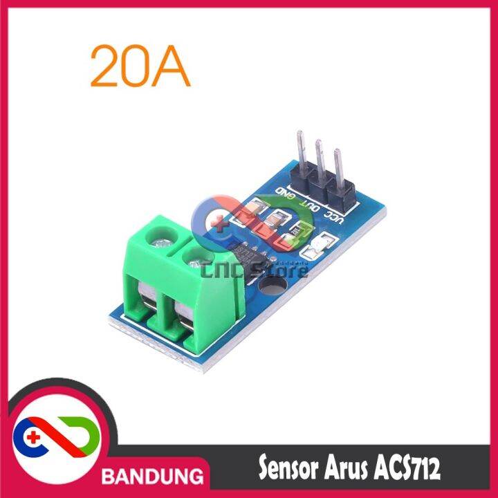 SENSOR ARUS ACS712 20A RANGE HALL CURRENT SENSOR MODULE FOR ARDUINO ...