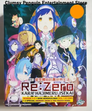 Anime DVD Re:Zero kara Hajimeru Isekai Season 1 + Shin Henshuu-ban