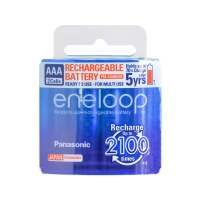 ถ่านชาร์จ PANASONIC AAA ENELOOP 4MCCE แพ็ค 2 ก้อน สีขาวRECHARGEABLE BATTERY PANASONIC ENELOOP 4MCCE AAA PACK 2 WHITE **ขายดีที่สุด**