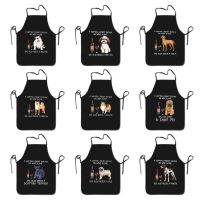 Pug Chihuahua Border Terrier And Wine Apron Men Women Unisex Adult Chef Cooking Kitchen Dog Lover Tablier Cuisine Painting