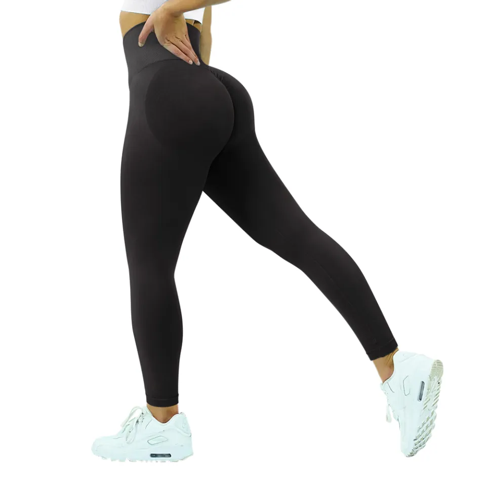 RXRXCOCO High Waist Push Up Seamless Sport Legging Women Yoga Pants Super  Stretchy Gym Workout Tights Sport Leggings Running Pan