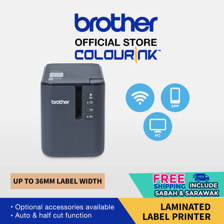Brother PTouch PTP900W Industrial Label Sticker Printer Wifi