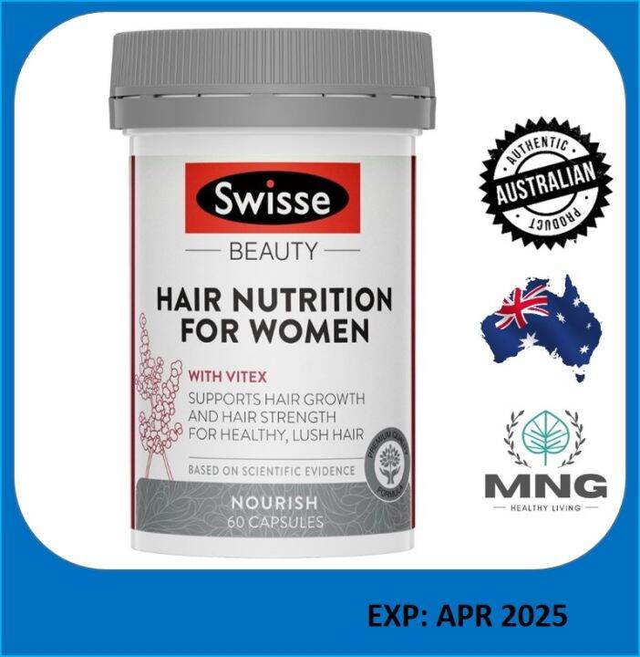 Swisse Ultiboost Hair Nutrition for Women 60 Capsules Lazada