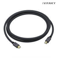 iVANKY สาย Mini DisplayPort to Mini DisplayPort [4k] ถักไนล่อนคุณภาพสูง ทนทาน รับประกัน 1ปี