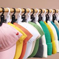 360°Rotating Hanging Hook &amp;Curtain Hangers &amp;Plastic Clip Socks Towel Hat Storage Display Clothes T0D2