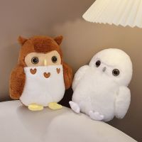 【CW】30CM Cute Owl Couple Soft Plush Toys Pillow Stuffed Soft Animal Dolls Nice Birthday Gift for Kids