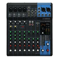 Yamaha MIXER MG10XU Black 10 อินพุท (4 mono + 3 stereo) 1 Stereo Bus 1 AUX, Effect (ของแท้ มีใบรับประกัน)