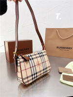 Burberry ยุคกลางสงครามม้าเก่าดอกไม้ใต้วงแขนกระเป๋าคลาสสิกตาข่ายสไตล์ฝรั่งเศสติดกระเป๋าแฟชั่นที่มีเสน่ห์กระเป๋าสตรี