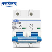 2P 100A 125A DC MCB 600V เซอร์กิตเบรกเกอร์สำหรับระบบ PV แบตเตอรี่สวิตช์หลัก