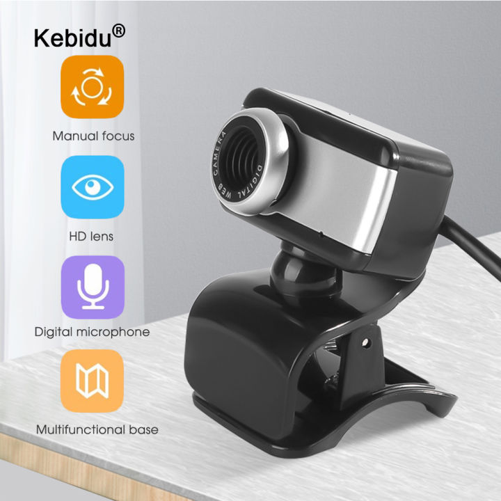 high-quality-jhwvulk-kebidu-ความคมชัดสูงเว็บแคม-usb-กล้องเว็บแคมมีไมโครโฟนในตัวพร้อมไมโครโฟนเว็บแคมแบบคลิปออนสำหรับเว็บแคมคอมพิวเตอร์-skype