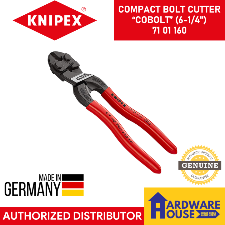 ORIGINAL KNIPEX CoBolt Compact Bolt Cutter Sizes 6 / 8 High Leverage