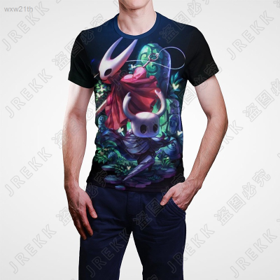 2023 New Summer Fashion Cartoon Anime Hollow Knight t Shirts Men Women Casual Short Sleeve Tee 3d Print Tops Tee Streetwear Unisex