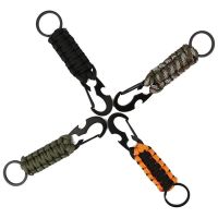 Special Offers MKENDN Outdoor Umbrella Rope Corkscrew Car Keychain Climb Keychain Tactical Survival Tool Carabiner Hook Cord Backpack Buckle