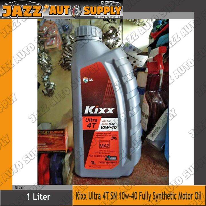 Kixx Ultra 4T SN 10w-40 Fully Synthetic Motor Oil 1 Liter | Lazada PH