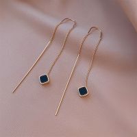 【hot】◐⊙  Korean Fashion Tassel Drop Earrings Temperament Ear Dangle Jewelry