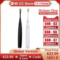 รุ่นทั่วโลก Oclean One โซนิคแปรงสีฟันไฟฟ้า2600มิลลิแอมป์ชั่วโมงแบบชาร์จ60วันแบตเตอรี่ APP ควบคุม IPX7แปรงฟัน