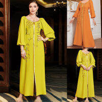 โมร็อกโก caftan elegnat ผู้หญิงเพชร abaya ชุดราตรีดูไบ jalabiya ชุดแต่งงาน Kaftan อิสลาม Vestidoss