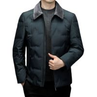 ❃ BATMO Mens 90 Down Jackets Fur Collar Thick Warm Parkas Outwear Coats Clothing Overycoat ZZF17