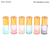 ?Best Buyle 3ชิ้น3มล. ขวดแก้วแบบพกพาขวดม้วนเก็บได้รีฟิลได้ขวดน้ำหอมขวดเครื่องสำอางขนาดเล็กตัวอย่าง