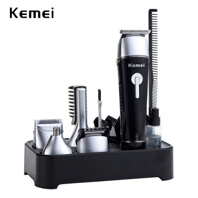 Kemei rechargeable hair trimmer professional clipper men electric shaver razor hair cutting machine barber nose trimmer