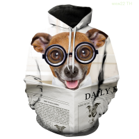 Dog 3D Printing Casual Cute Pullover Animal Sports Shirt Mens and Womens Casual Hoodies Dog Harajuku Jacket Tops Men clothing Size:XS-5XL