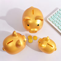 Home Toys Children Bank Piggy Decor Storage Boxes Coins Birthday Boxes Golden Pig Shaped