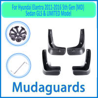 for Hyundai Elantra MD 2011 2012 2013 2014 2015 2016 Fender Mudguard Mud Flaps Guard Splash Flap Car Accessories