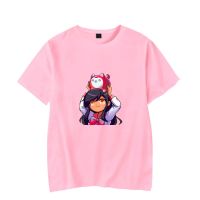 ใหม่ Aphmau Merch เสื้อสเวตเตอร์ผู้ชายและผู้หญิง,เสื้อยืดพิมพ์ลาย2มิติฤดูร้อนแนวสตรีทแฟชั่น