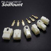 5set 6.3mm 1P 2P 3P 4P 6P 8P 9P pin/way Crimp Terminal Connector Kits Male Female socket plug for Motorcycle Car