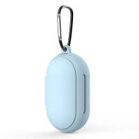 หูฟังซิลิโคนกล่องเก็บของฝาครอบกระเป๋าพร้อมหัวเข็มขัดสำหรับ Samsung Galaxy Buds +