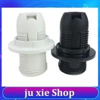 JuXie store 1pcs E14 Light Bulb Lamp Holder Base Socket Lampshade Collar Splitter Screw Converter Black White for Home LED Lighting