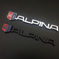 Ready stock 1pc 3D METAL ALPINA CHROME BADGE DECAL REAR TRUNK EMBLEM Sticker Silver for bmw M3 M5 X1 X3 X5 X6 Z4 E36 E39 E46 E30 E60 yang