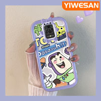 YIWESAN เคสสำหรับ Xiaomi Poco M2 Pro Redmi Note 9S Note 9 Pro Max เคสน่ารักบัซไลท์เยียร์ซิลิโคนนิ่มปกป้องเลนส์หลายสีเคสมือถือกันกระแทกทนทานต่อการตกและรอยขีดข่วน