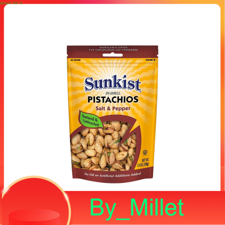 Salted & Pepper Pistachios Sunkist 150 G. Lazada.co.th
