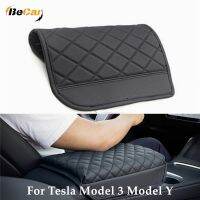 Faux Leather Console Cover Armrest Cushion For Tesla Model 3 Model Y Scratch Resistant Center Console Protector Accessory