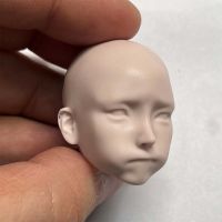 16 Scale Naughty Girl สาวสวย Unpainted Head Model สำหรับ12Figures DIY Accessories