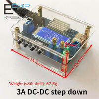 CCV โมดูลไฟฟ้าความแม่นยำสูง DC,ตัวแปลงความต้านทาน DC แบบปรับได้1-24V 3A ความจุระบบไฟฟ้าโวลต์มิเตอร์แอมป์มิเตอร์