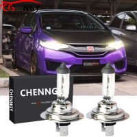 New หลอดไฟหน้าฮาโลเจน สีเหลือง 3000K (55w) สําหรับ Honda Jazz GK (3rd Gen) ปี 2014 2015 2016 2017 2018 2019 2 ชิ้น