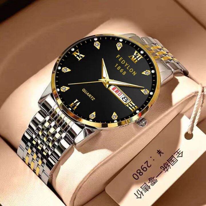 july-hot-authentic-waterproof-luminous-watch-mens-double-calendar-automatic-mechanical-famous-fashion-steel-belt-men