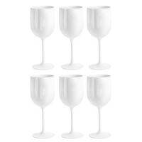 2X Elegant and Unbreakable Wine Glasses, Plastic Wine Glasses, Very Shatterproof Wine Glasses