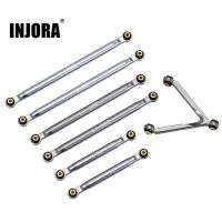 INJORA CNC Aluminum Chassis Links for 1/24 RC Crawler Car LWB 133.5mm Axial SCX24 Deadbolt AXI90081 B17 AXI00004 Upgrade Part Screw Nut Drivers