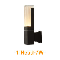 7W14W LED Wall Light Outdoor Waterproof IP54 Porch Garden Wall Lamp &amp; Indoor Bedside Decoration Lighting Lamp Aluminum ZBW0014